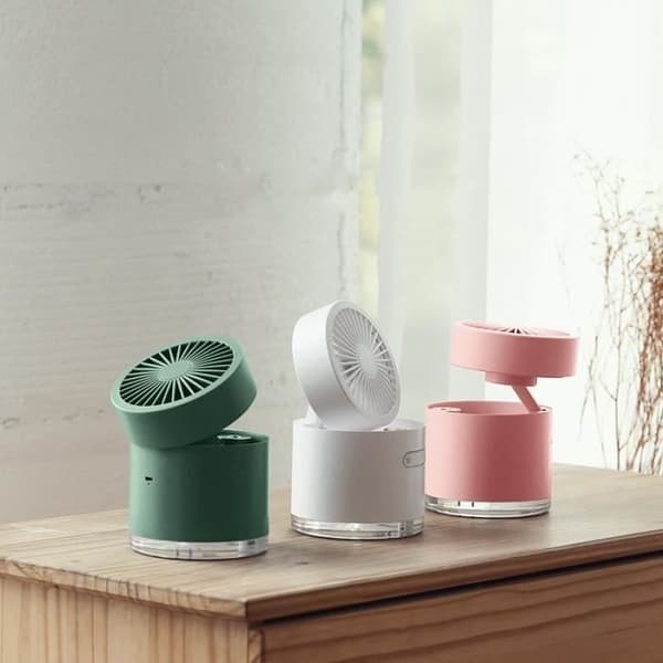 Bordventilator - ZGEER - Mini USB-ventilator - Luftfugter - 300 ml - Bærbar
