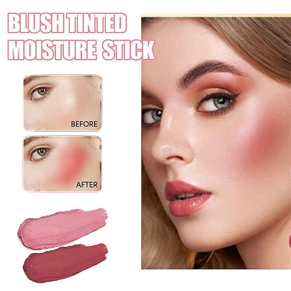 Ny Moisture Blush Stick Matte Cream Blush Stick för mogen hud Blusher pink