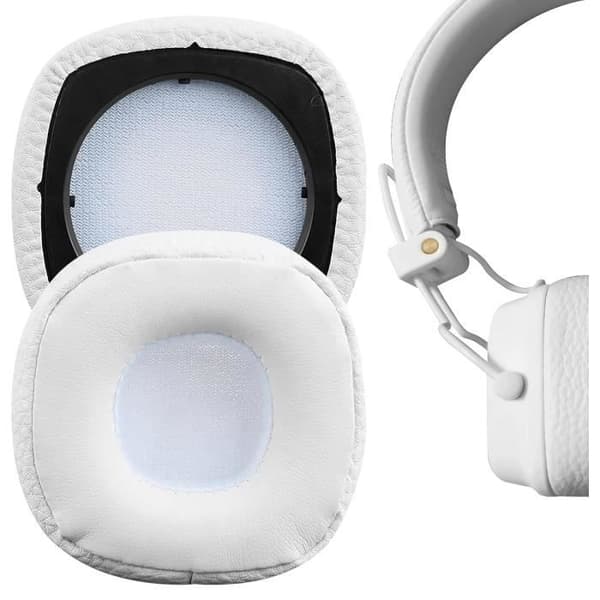 (vit) Ersättningsöronkuddar för Marshall Major III Major 3 hörlurar, Vit white