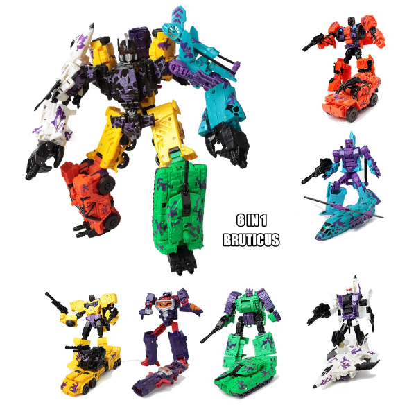 Transformation Defensor IDW Combiner 6in1 set War Team Collection TF Modell Action Figur Robotleksaker 5IN1 Bil 901 NO LÅDA 6IN1 Bruticus