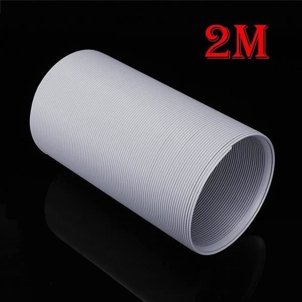 Flexibel PVC Luftutsugningsslang Universell Ventilationsrör Rörsats För Mobil Luftkonditionering 2m Diameter 150mm A146