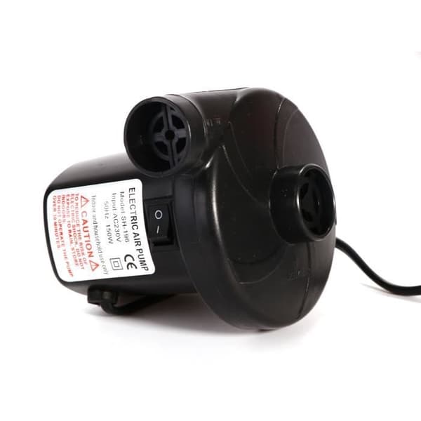 XCSOURCE Elektrisk Pumpe til Luftmadras Oppustning Tømning Madras Pool Camping 230V Stikkontakt OS340