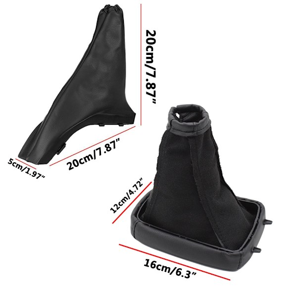 Växelspaksknopp Damask Boot Parkering Handbroms Cover Case Krage För Vauxhall/Opel Astra II G 1998 1999 2000 2001 2002 2003-2010-växel damask gear gaiter