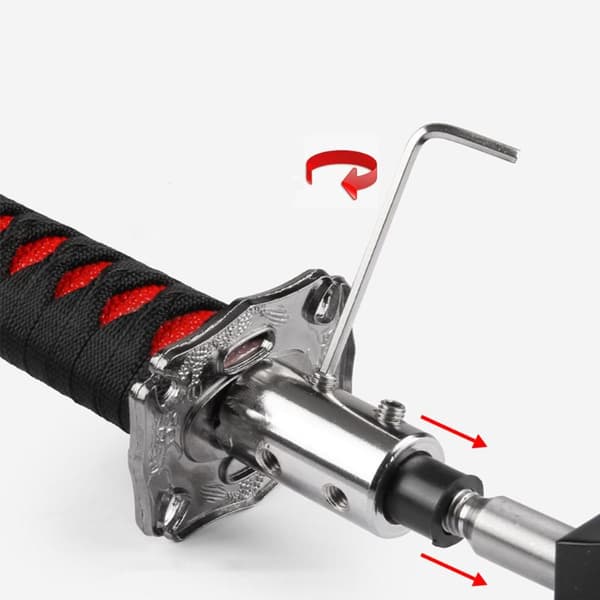 Mote 1 Sett Universal Samurai Sverd Bil Girknott Katana Metall-Type 4 Type 4