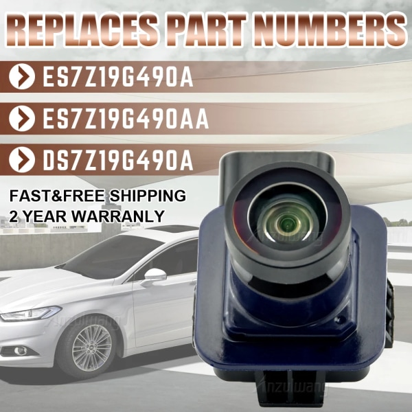 ES7Z-19G490-A ES7Z19G490A Backkamera Backup parkeringshjälpkamera för Ford Mondeo Fusion CC 2013-2017