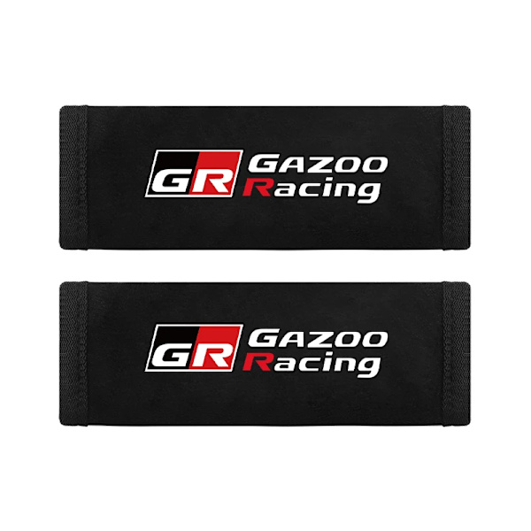 Auto Internt Tak Handtag Plyschöverdrag Bilfäste Armstödsskydd för Toyota GR GAZOO RACING Bilstyling 2pcs