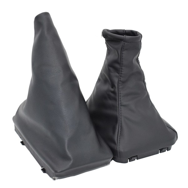 PU Läder Handbroms Gear Damask Shift Gaitor Cover För Opel/Vauxhall Corsa C(00-06) /Tigra B(04-09)/Combo C(01-03)-växel damask set gear gaiter set