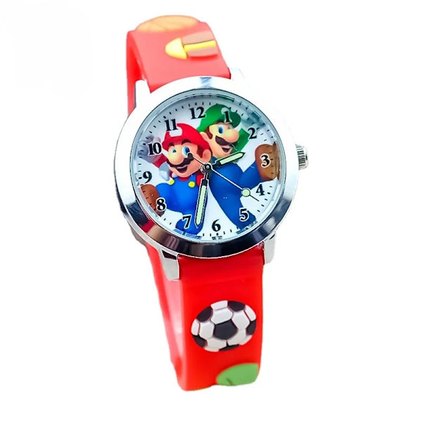 Super Marios Watch för barn Marios Brothers Cartoon 3D-spel Anime Character Quartz Electronic Watch Födelsedagspresenter 2