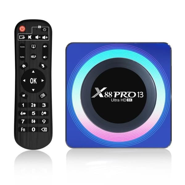 IPTV-boks - PRUMYA - X88 PRO 13 - Android 13.0 - 4K ved 60 Hz - 4+64G