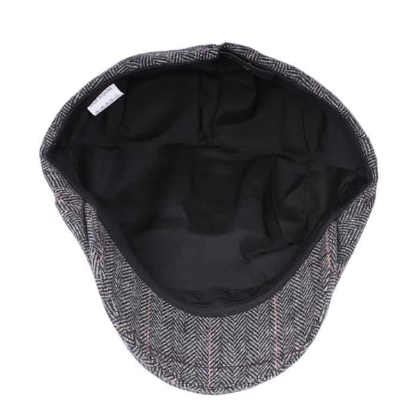 Newsboy Flat Cap Ull Beret Hatt for Kvinner og Menn Vinter Grå Gray