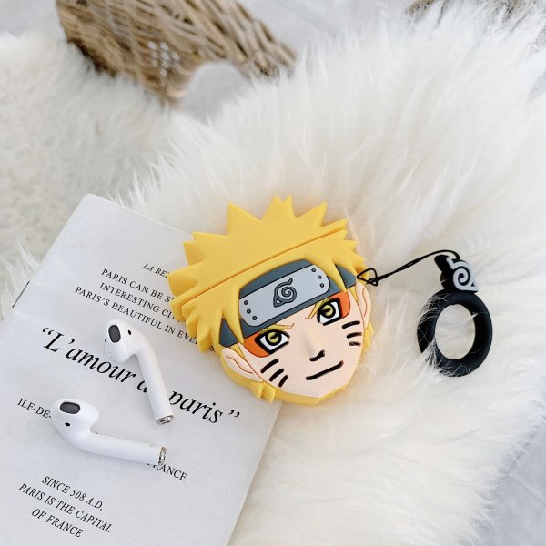 Bandai Naruto 3D silikon Bluetooth case för Airpods 1 2 3 Pro Kawaii Cartoon Anime kringutrustning Presenter 1 for Airpods 1 or 2