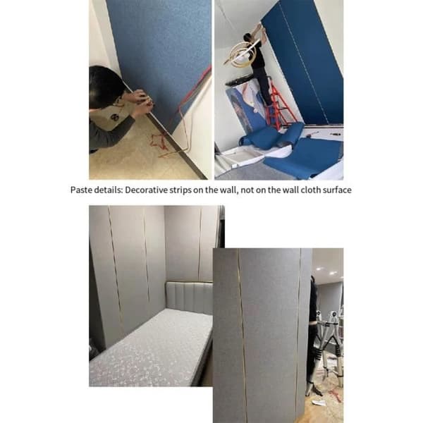 PVC gulvovergangslist med justerbar design for dørstokk - gull