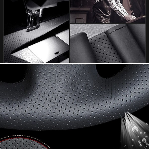 Cover DIY Handsytt svart konstläder för Ssangyong Korando 2010-2019