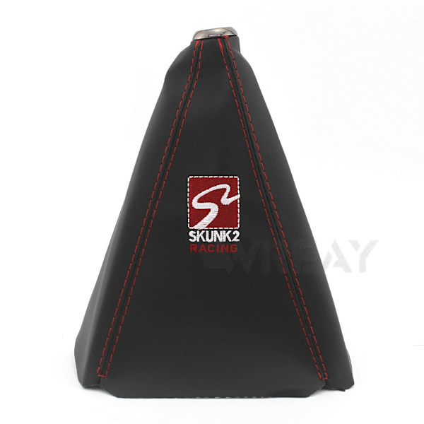 Stil PU-läder växlingskragar Biltyg växelspaksknapp Spak Stick krage damask Cover för Honda-Pro Pro