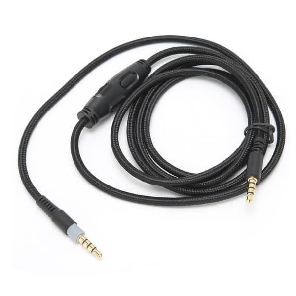 Audio Kabel - JORMFTTE - 3,5 mm Han til Han - Volumekontrol - HyperX Cloud Kompatibel