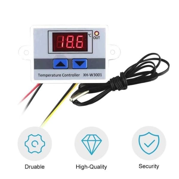 Vanntett probe for digital LED temperaturkontroller termostat kontrollbryter