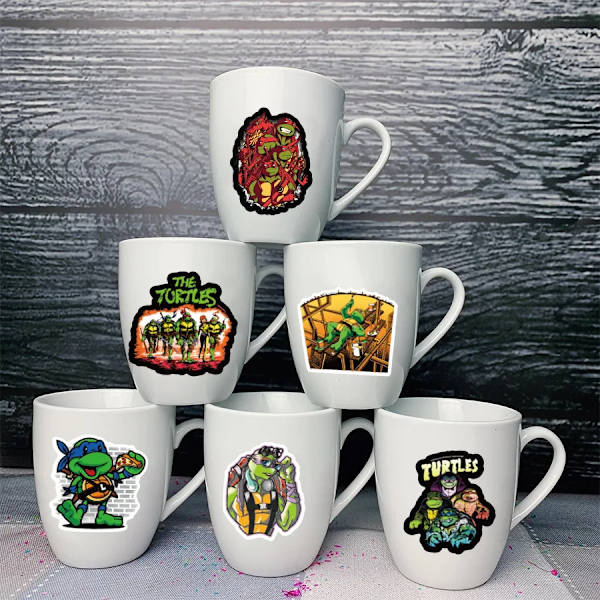 50 st Teenage Mutant Ninja Turtles TMNT Söta karaktärsdekaler Roliga tecknade Estetiska Laptop Bilmix Anime Sticker Kid Toy 1