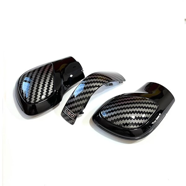 För VW Golf 6 7 R GTI Passat B7 B8 CC R20 Jetta MK6 GLIBsvart bakfärg Med Kolfiberväxelknopp Gear Cover DSG Logo-Svart-3 Black-3