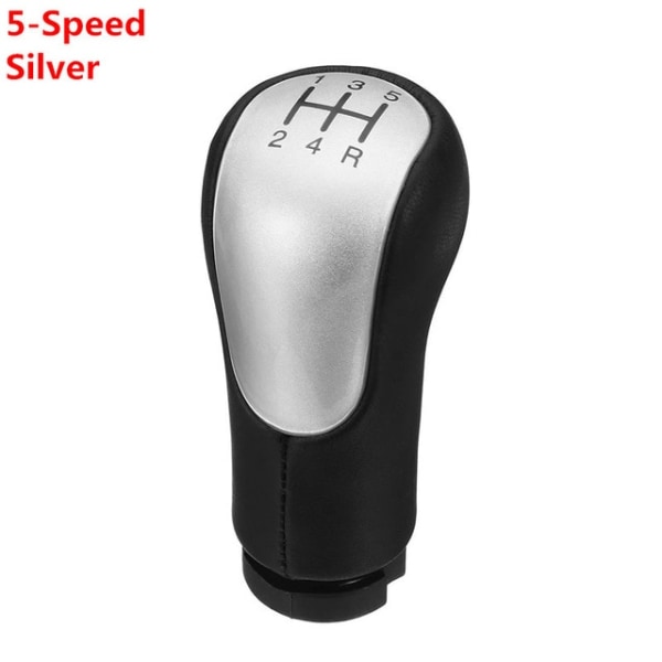5-växlad 6-växlad växelknopp för Ford Fiesta Fusion Transit Connect 2002 På växelreglage Spak Stick Pen POMO Arm Ball Gearknob-5-Speed Silver 5-Speed Silver