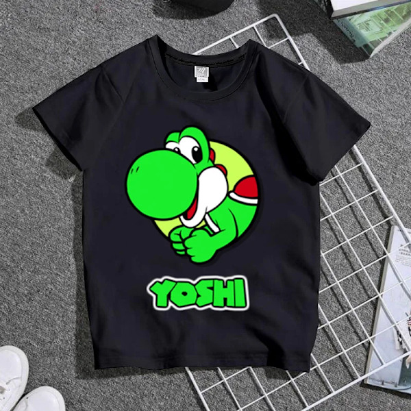 Super Marios Bros Cosplay T-shirts för barn Söt Anime Figur Waluigi Wario Peach Padda Luigi Män Kvinnor Kortärmade T-shirts 5 Adult-2XL