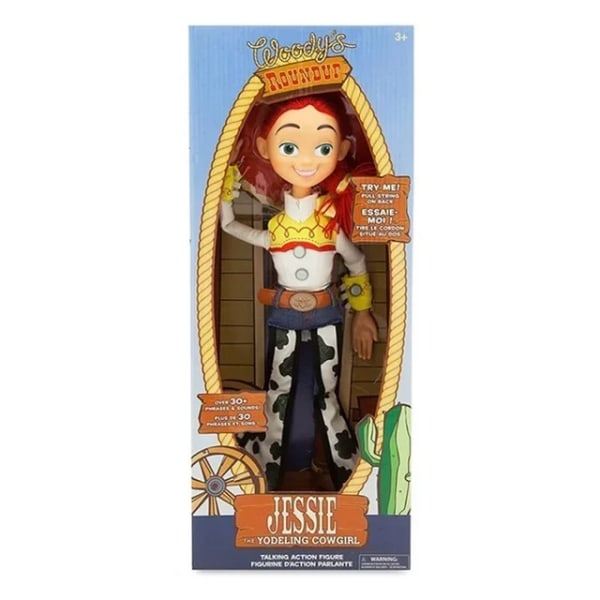 Disney Toy Story 4 Anime Figur Pratar Woody Buzz Jessie Rex Actionfigurer Modell Dekoration Samling julleksakspresenter Jessie