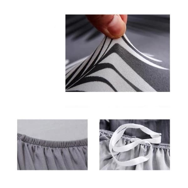 INSFITY Gul 3-seters sofatrekk - Stretch - For lengde 190-230 cm