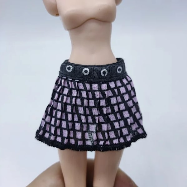 många sorters kläder kjol för bratz docka monster High School 30cm docka GRAY