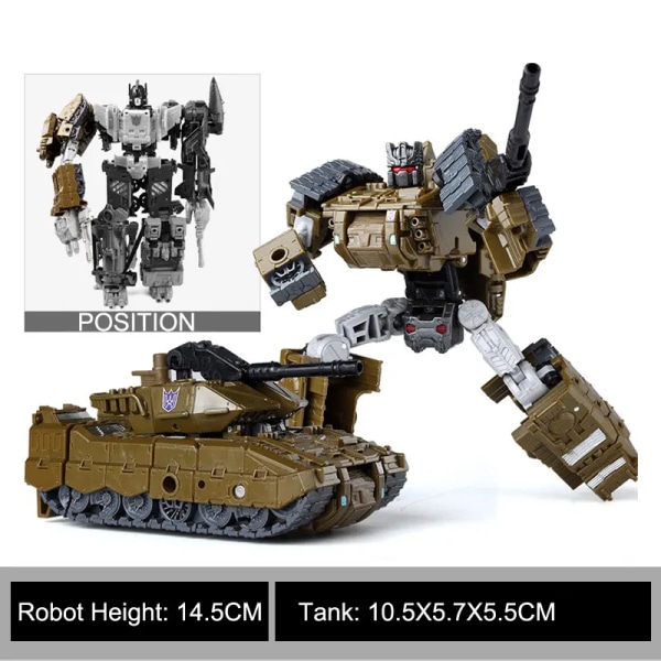 Haizhixing 5 IN 1 Transformation Bruticus 5IN1 Sets Flygplansbilar Tank Robotleksaker War Team TF Action Figure I lager B105 NO BOX