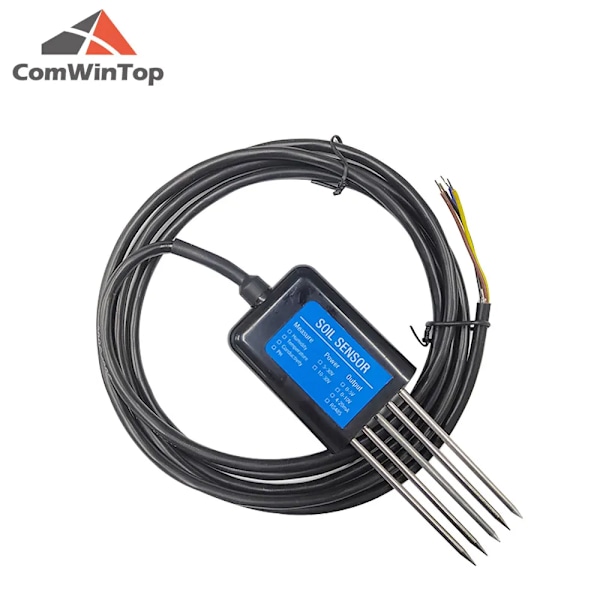 Mät jordfuktighet temperatur fuktighet EC PH NPK 4-20mA 0-5V RS485 Modbus jordgivare HC-V5