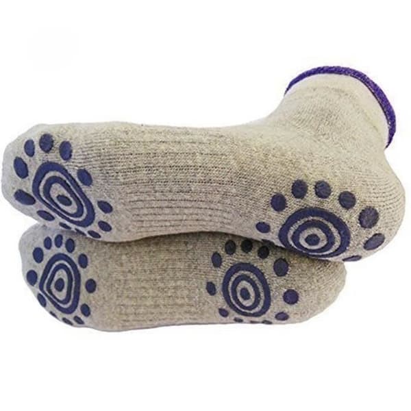 Halkfria Yoga Massagestrumpor med Silikonprickar Bomull 4 Par