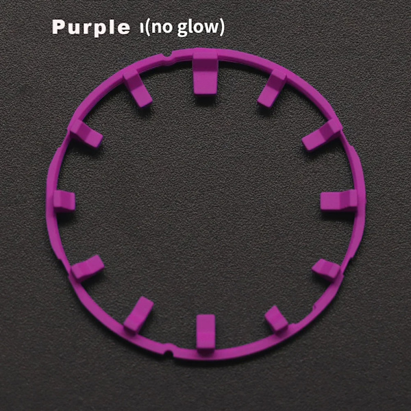 För GA2100 GA2110 Luminous Hour Marker Dial Watch Pointer Scale Ring Index Modification Dial ga2110 Watch Mod Kit Tillbehör HourMark RoseRed