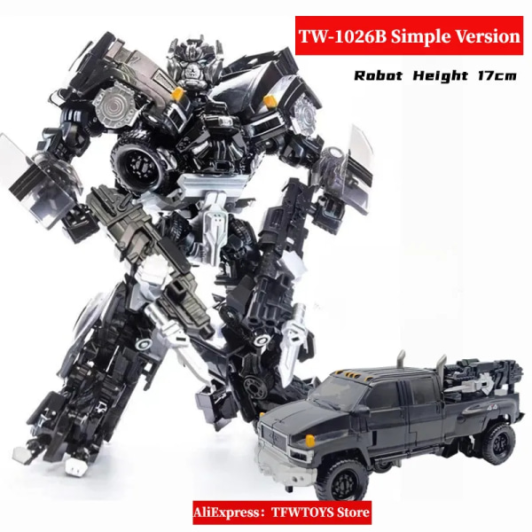 [I LAGER] BAIWEI TW-1026B TW1026B Ironhide Simple Ver. KO SS14 Weaponeer SS Film Transformation Robot Figur 17cm Without Box