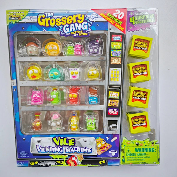 Original The Grossery Gang Surprise Toy Säsong 1 2 3 4 5 6 7 Stort paket, Flerfärgad presentsamling X