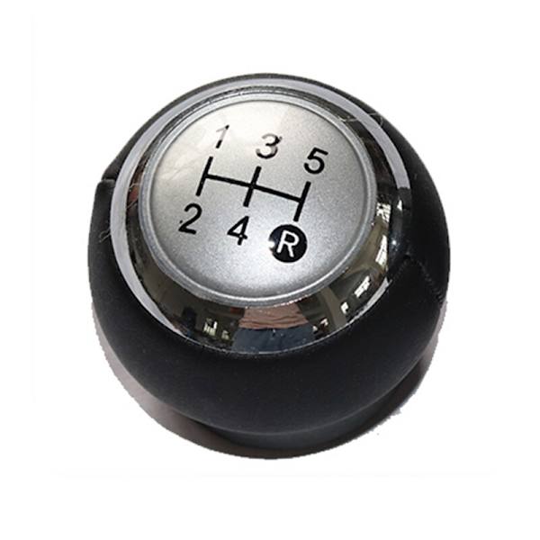 5/6-växlad bilväxelspaksväxelspak Gaitor Boot Cover för TOYOTA AURIS 2007-2011 Biltillbehör-5-växlad silverknopp 5 speed silver knob