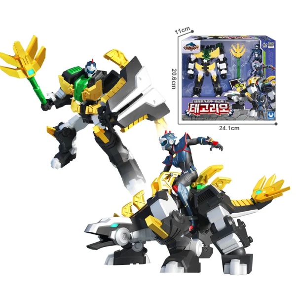 Mini Force 2 Super Dino Power Transformation Robotleksaker Actionfigurer MiniForce X Simulering Djurdeformation Dinosaurieleksak No Box 8630