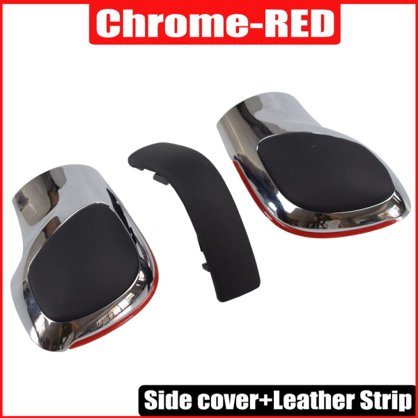 DSG Växelspak Krom Med Läder Växellåda Cover För VW Golf 6 7 R Passat B7 B8 CC R20 För Jetta MK6 GLI TIGUAN-Option 12 Option 12
