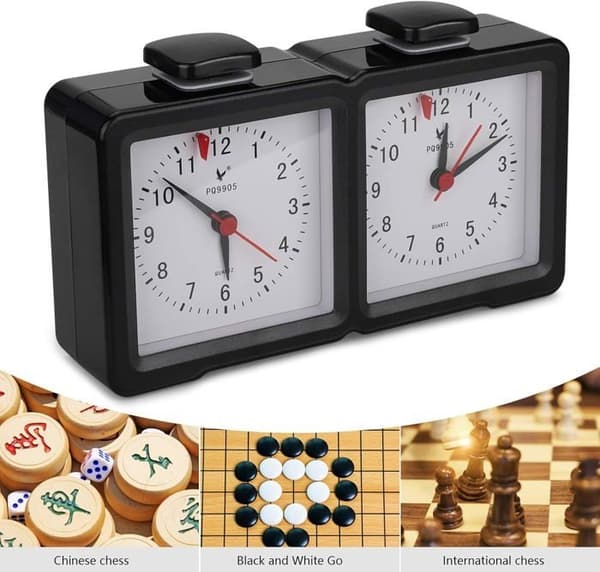 Schackklocka, schackpendel, professionell schacktimer, mekaniska schackklockor, nedräkningsklocka