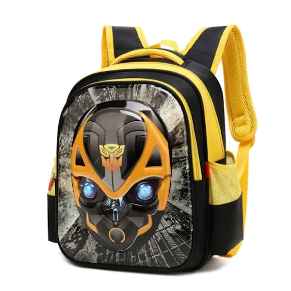 Transformers 3D Mini Ryggsäckar Bumblebee Optimus Prime Cosplay Vattentät skolväskor för barn Kawaii Ryggsäck Barn Mochila Large A 35x29x14cm