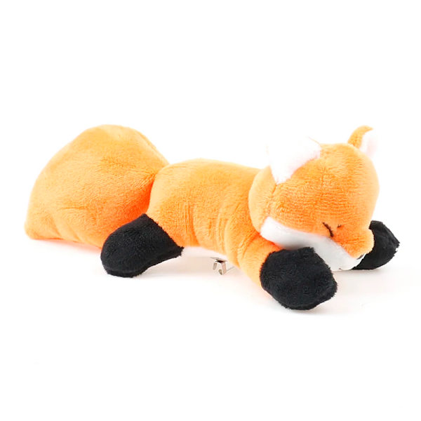 Söt 1st Mini Little Fox Docka Tecknad Plysch Brosch Par Söt Klädnål Pojkar och Flickor Skolväska Väska Pendelleksak