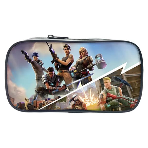 Fortnite Case Söt brevpapperslåda Förvaringsväska Plånbok Skolstudenter Polyester Pennväskor 23