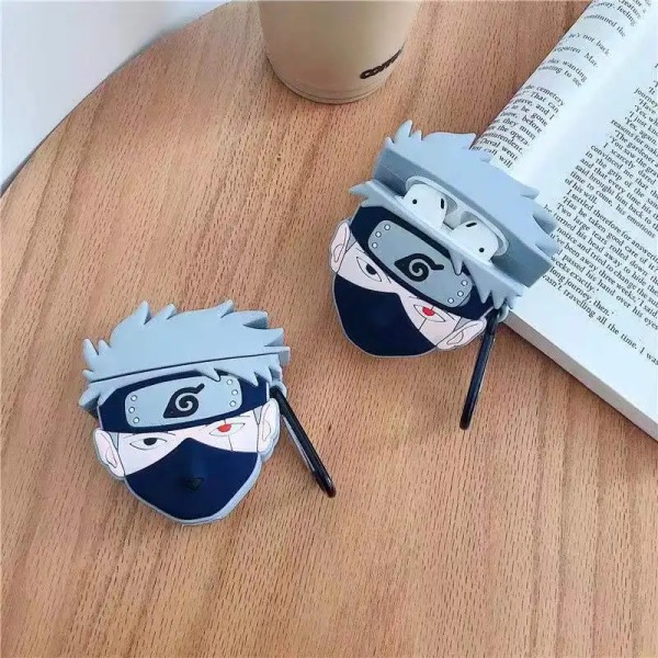 Bandai Naruto 3D silikon Bluetooth case för Airpods 1 2 3 Pro Kawaii Cartoon Anime kringutrustning Presenter 3 for Airpods 1 or 2