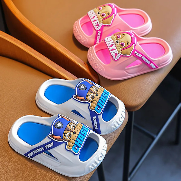 Paw Patrols Skor Tecknade sandaler Pojkar Flickor Kreativa Bekväma Cosplay Tofflor Sommar Nya Kawaii Outdoor Skor Halkfri Mjuk Chase A 26-27 inner 16cm