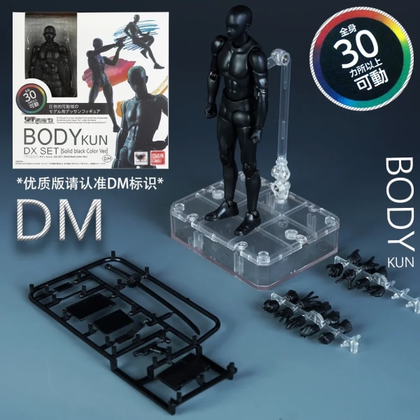 Skiss Rita Man Kvinna Rörlig Kropp Kun Kropp Chan Ledvärk Anime Figur Shf Action Figur Leksak Modell Rita Skyltdocka Girl with box