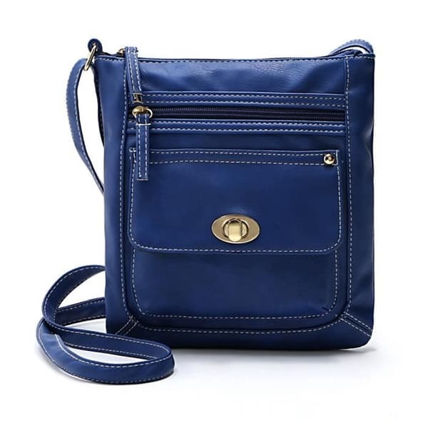Dame Skuldertasker Mode Retro Solid Lille Cross Body Sort