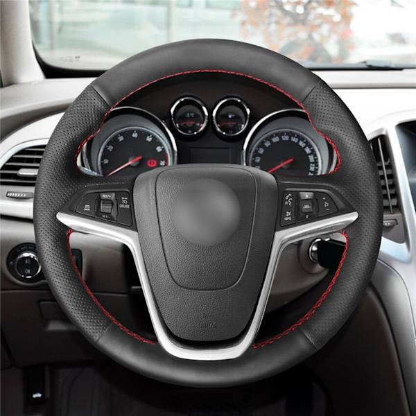 Handsytt svart konstläder Antisladd cover till Opel Mokka 2012-2019 Insignia 2008-2013 Astra (J)
