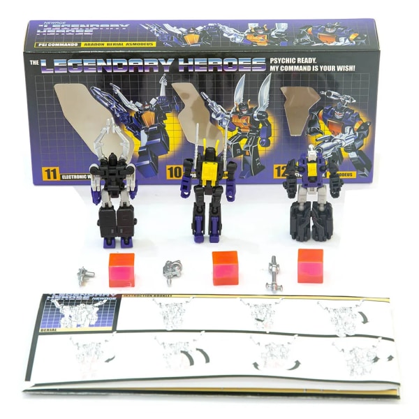 Nya transformationsleksaker Newage NA H10 H11 H12 Insecticons Split Kickback Bombshell Set med 3 actionfigurleksak i lager