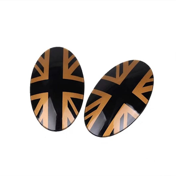 2ST Bilväxelkåpa Cover Dekaler Styling Modifiering Tillbehör för MINI Cooper F56 F55 F54 F57 F60 COUNTRYMAN-Gold jack Gold jack