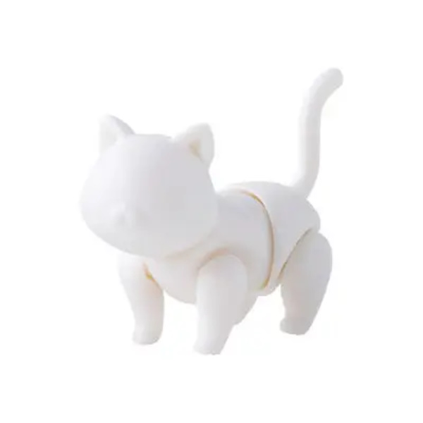 6 cm ny Original docka 7 leder Kattdocka leksak Kan äta fisk katt Lovely Pet shop djur actionfigur små dockleksaker R