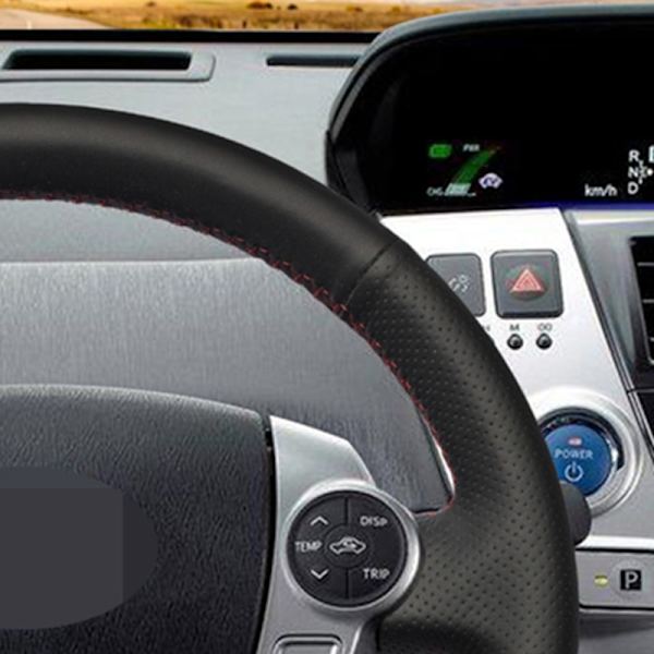 DIY Hige mjukt cover i konstläder för Toyota Prius 30(XW30) 2009-2015 Aqua 2014 Prius C(US) V(US) 2012-2017