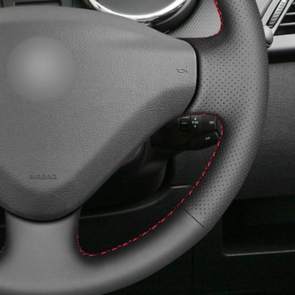 Svart PU konstläder DIY Cover för Citroen Berlingo 2008-2016 Jumpy 2009-2016 Toyota Proace 2013-2016